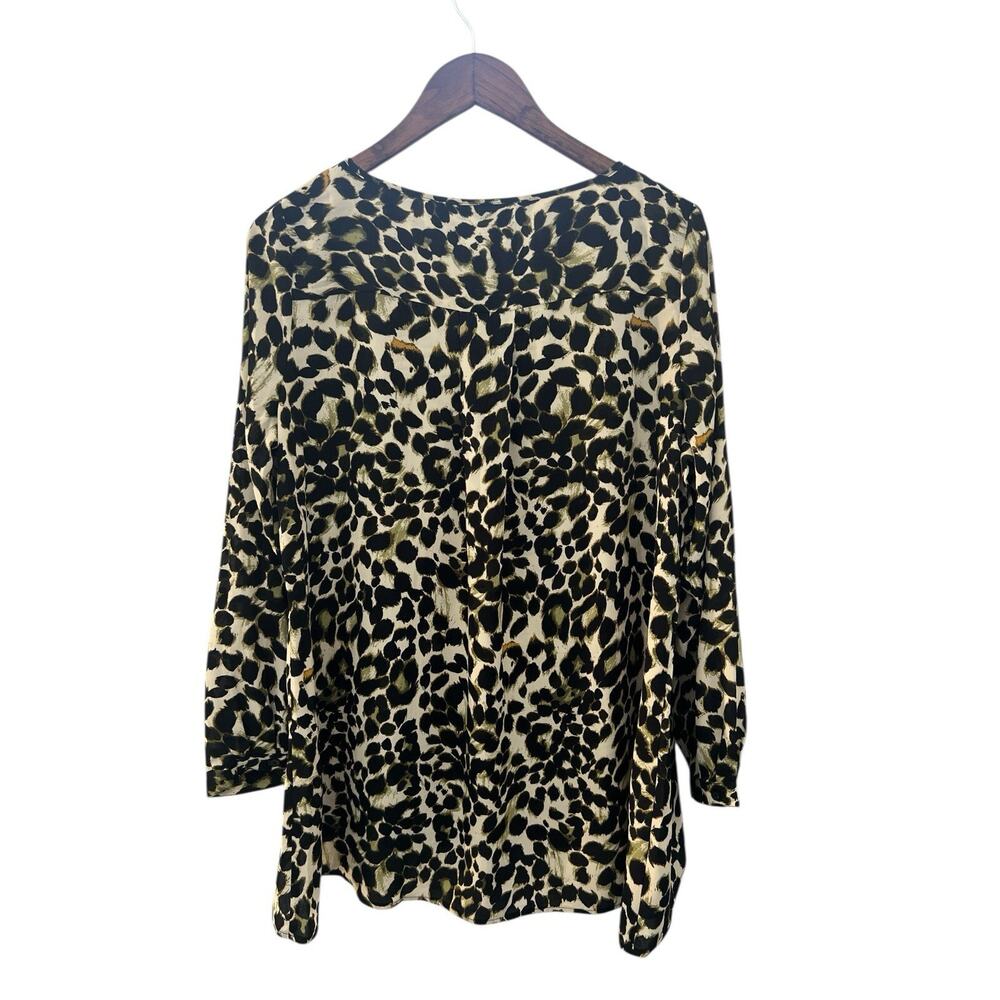 Susan Graver Artisan Animal Print Beaded Tunic Top Size 8 – NWT - Picture 7 of 7